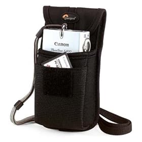 Lowepro Rezo 15 Digital Camera Pouch To Fit Canon Ixus 80,Ixus 85, Ixus 95, Ixus 100, Sony Cybershot W180, W210,W220, W270 and Panasonic FS15, , Samsung ES15, ES55 and Fuji J30 - Black