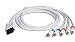 dreamGEAR - Game console audio / video cable - component video / audio - Nintendo Wii AV Multi Out connector (M) - RCA (M) - white