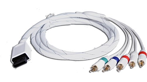 dreamGEAR - Game console audio / video cable - component video / audio - Nintendo Wii AV Multi Out connector (M) - RCA (M) - white