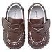 Pediped Originals * Charlie -- Choc Brown * Soft Leather-Soled Shoes! Large (US size: 5.5 -6 / 18-24 months / EU Size 21) Image