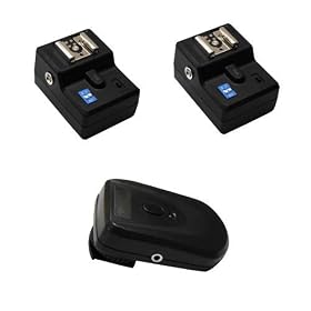 4 Channel PT-04 Wireless Flash Trigger Control Set with 2 x Receivers