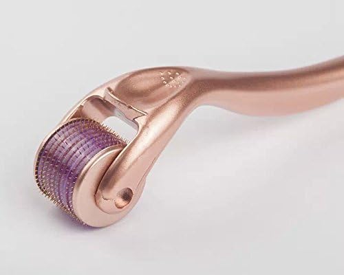 NBW Nano Derma Micro Needle Microneedle Roller (Size 0.50 Mm, 1.00mm,1.50mm) Micro Needling System. 540 Needles Mts-derma Roller , a Common Cosmetic Procedure for Treating Many Conditions By Stimulating Collagen and Elastin Production. Effective for Stretch Mark Removal Anti Aging Repair Acne Scarring Wrinkle Reduction Celluite Reduction Hair Loss Treatments Boost Topically Applied Skincare Products,Gold Purple Size (1.5mm)