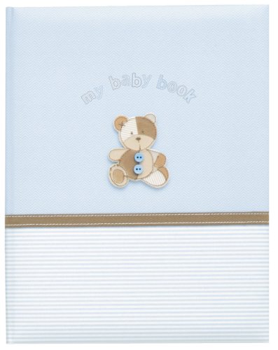 Carter's Toy Teddy Boy Record Baby Book, Blue