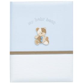 Carter's Toy Teddy Boy Record Baby Book, Blue