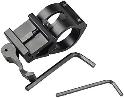 MAXSTIV Quick Release Single Ring Mount for Flashlight 1-Inch Diameter