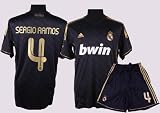 Real Madrid 2012 Sergio Ramos Away Jersey Shirt & Shorts Size M