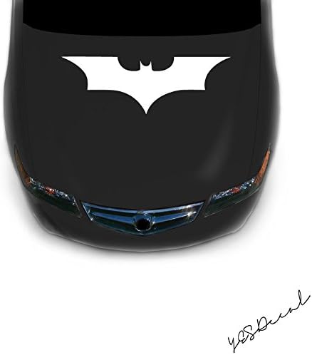 YESDECAL! "Batman Bat Symbol" (32" X 10") Hood Bumper Car, Truck, Vinyl Decal mini ven Cover Window wall Big giant Sticker