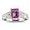 Sterling Silver Pink Topaz and Diamond Ring (1 1/2 cttw)
