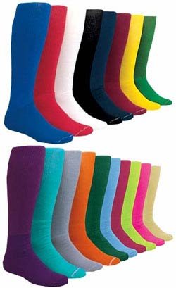 Baseball/Softball Athletic Sock - Maroon - Medium
