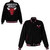 Jh Design Chicago Bulls Reversible Wool Jacket 3Xl