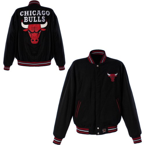 Jh Design Chicago Bulls Reversible Wool Jacket 3Xl