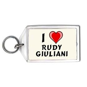 I love Rudy Giuliani Keychain
