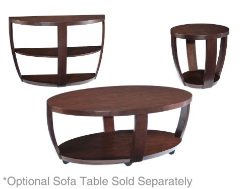 Magnussen Sotto Wood Oval Occasional Table Set