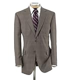 Signature 2-Button Windowpane Sportcoat - Extended Sizes (TAN WP, 48 X-LONG)