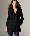 DKNY Jeans Coat, Metallic Tweed