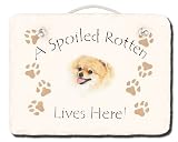 Pomeranian Spoiled Rotten Slate