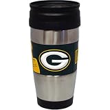 Green Bay Packers 16 Ounce Stainless Steel Travel Tumbler
