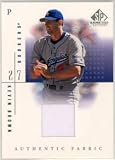 Kevin Brown Los Angeles Dodgers 2001 SP Game Used Edition Authentic Fabric #KB Baseball Card