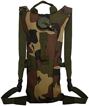 GreenEmart 3L Hydration Pack with Bladder Water Bag Pouch - US Army 3 Liter (100 ounce) Bladder Water Bag Pouch Hunting Hiking Climbing Running Survival Outdoor Backpack