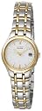 Citizen Women's Eco-Drive Silhouette Two-Tone Watch #EW1264-50A