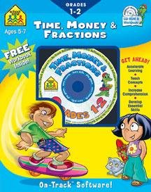 Time, Money, & Fractions Grades 1-2