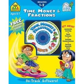 Time, Money, & Fractions Grades 1-2