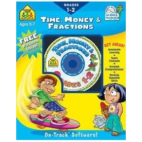Time, Money, & Fractions Grades 1-2