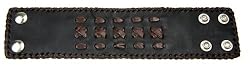 Genuine Leather Bracelet - Length: 9" - Width: 50 mm