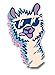 Llama with Glasses Sticker