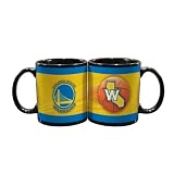 NBA Golden State Warriors 2 Pack 11oz Black SportsBall Mug