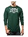 NFL New York Jets Men's Tackle Trap Program Long Sleeve Crew Neck Fleece Tee, X-Large, Dark Green