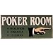 Wood Sign
Trademark Poker Classic All Wood Poker Room Sign Poker Sign (Green)