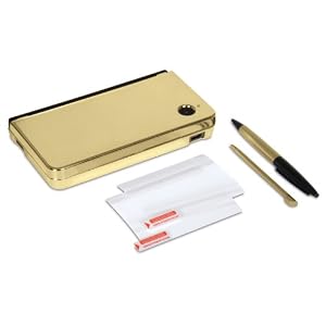 Nintendo DSi XL Crystal Case - Gold