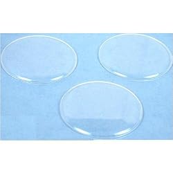 3 Dome Pocketwatch Crystals 47 42.8mm Plastic Part