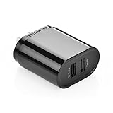 Ugreen USB 充電器 2ポート3400mA 17W UL/PSE認証取得 USB急速充電器 スマートフォン/デュアルUSB 充電器iPhone 6/5S/5/4S iPad Air iPad Mini Galaxy S5/S4/S3 Note 4/3 Cameras MP5/MP4 その他のスマートフォンやタブレットなどに対応 ブラック