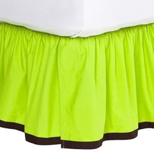 Valley of Flowers Bed Skirt in Bright Multi
