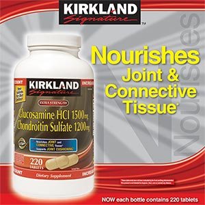 Kirkland Signature Extra Strength Glucosamine HCI 1500 Mg/ Chondroitin Sulfat (Pack of 3) Kirkland Signature Extra Strength Glucosamine HCI 1500 Mg/ Chondroitin Sulfat (Pack of 3)