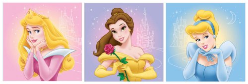 Childrens Toyshop  Toys : Disney Princess Art Squares