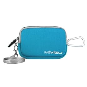 Blue Digital Camera Case Bag for Casio EXILIM EX Z35 Z2000 Z29 1080 FC100 FC150 FS10 H10... by Mivizu