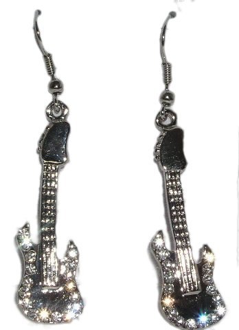 Click here to buy Austrian Crystal Electric Guitar Dangle Earrings.