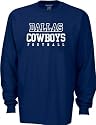 Dallas Cowboys Navy Youth Long Sleeve Practice T-Shirt