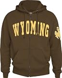 Wyoming Cowboys Vintage Campus Full Zip Fleece Hoodie