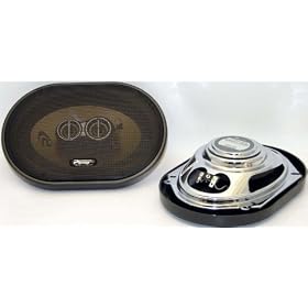 Brand NEW Pair of Performance Teknique 6x8 1,000 Watt 3 Way Car Stereo Speakers with Neodymium Tweeter and Strong Chrome Frame