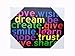 Bulk Buys OC211-36 Inspirational Word Art Canvas Wall Decor