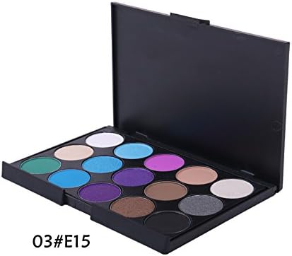 New eye shadow eyeshadow palette 15 color earth color eye shadow conclear palette makeup set cream face makeup Cosmetic (No,3)