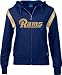 St. Louis Rams Women's Navy Headliner Hooded Sweatshirt