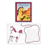 Party Supplies - Horse Power Thank-You Notes (8)