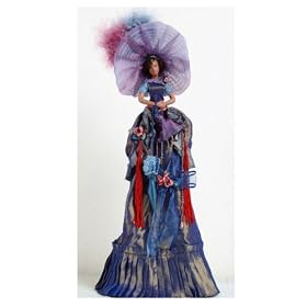 Vernice 15 Black Polyresin Tassel Doll ~Retired by Duck House Dolls