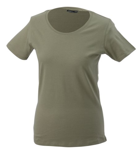 James & Nicholson Damen T-Shirt Basic, khaki, XXXL, JN901 kh Preisvergleich