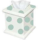 New Arrivals Tissue Box - Green Polka Dot [Baby Product]